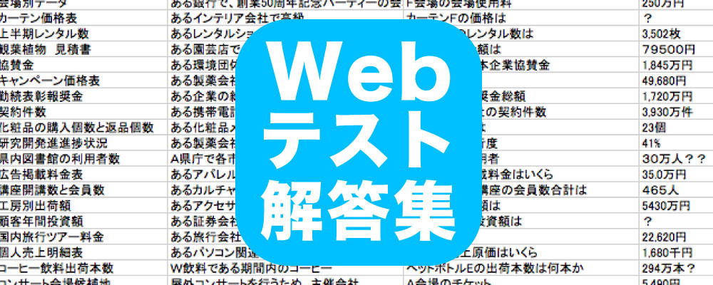 23卒就活向け 現役早大生が作ったwebテスト解答集一覧 つーつーおーる 早稲田を面白くするwebメディア